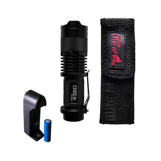 ไฟฉาย UltraFire 190W พร้อมแท่นชาร์จ