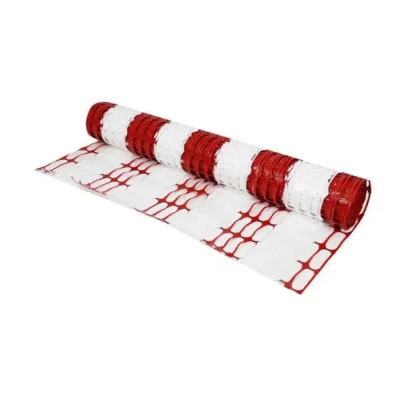 ตาข่ายกั้นพื้นที่ขาวแดง 1x50 เมตร