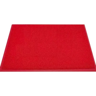 พรมดักฝุ่นกันลื่น PVC สีแดง
