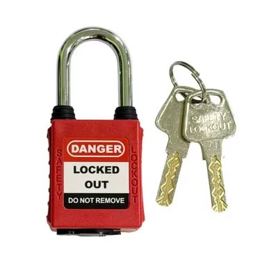 กุญแจนิรภัยก้านเหล็กสั้น 38 มม.