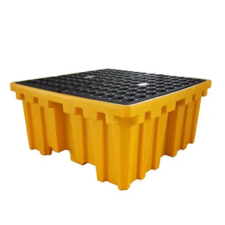 พาเลทรองสารเคมี ป้องกันการหก-ล้น ถัง IBC 1 ถัง (160 x 160 x 70 ซม.)
