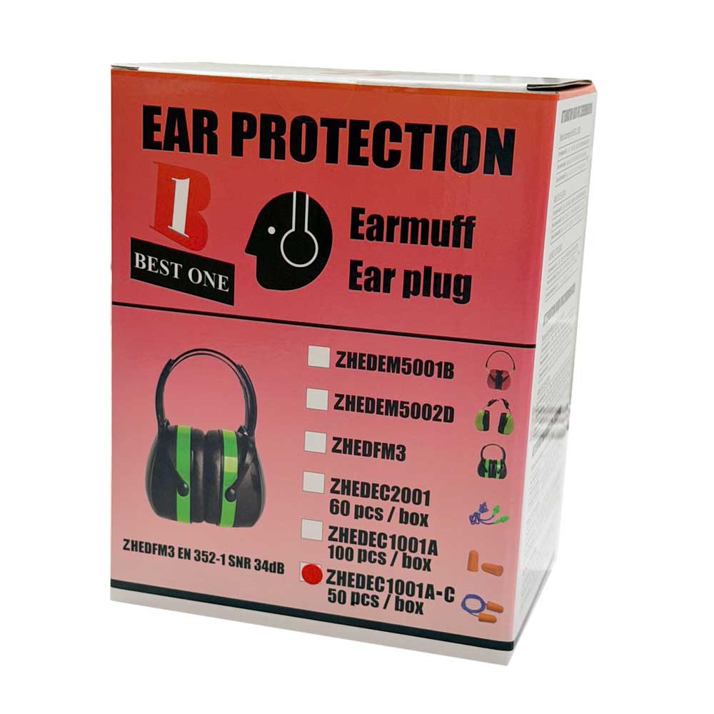 ที่อุดหูโฟม มีสาย (บรรจุ 50 คู่) - Image 2